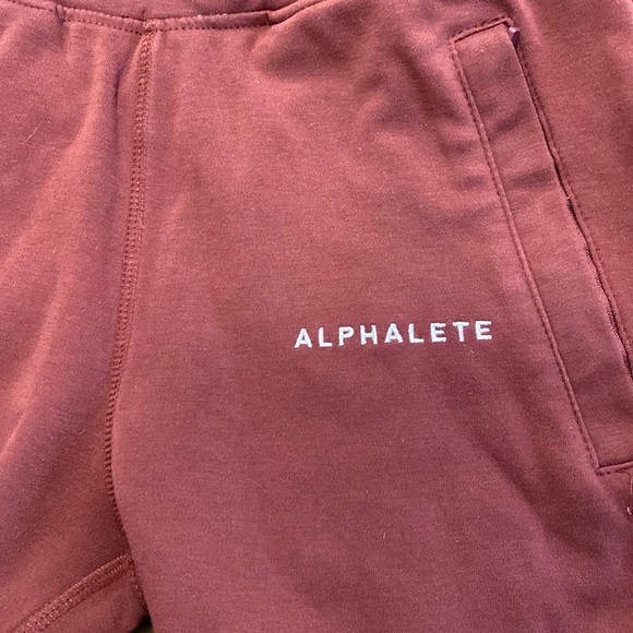 Alphalete maroon joggers size S - Picture 5 of 5